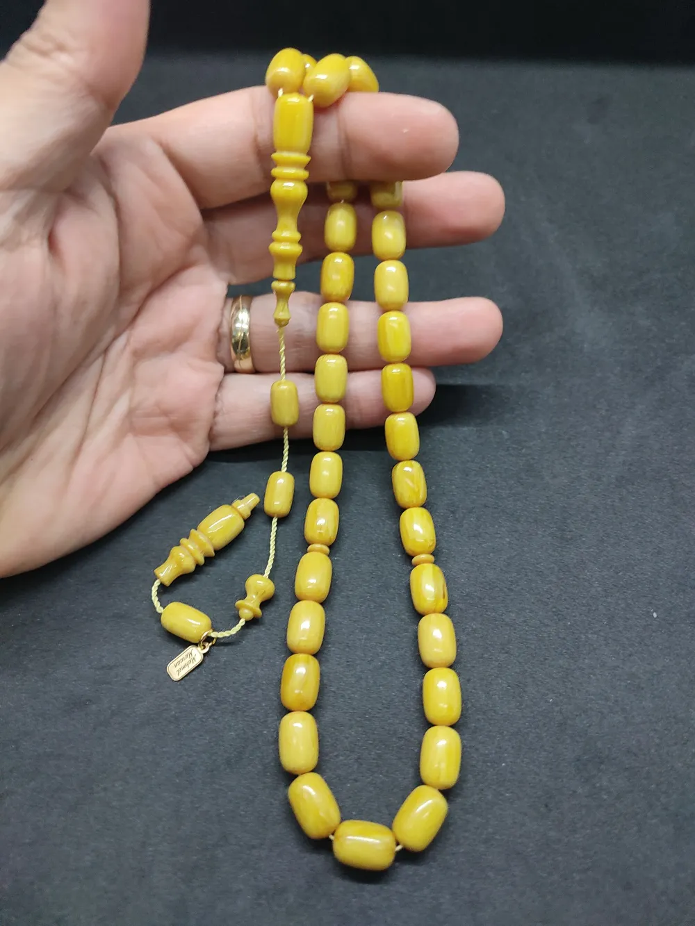 Mehmet Mercan Usta Eseri̇ Çi̇ft Kat Ci̇lalı Alman Sıkma Kehri̇bar küçük resim 4