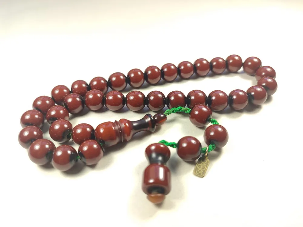 Muhammed Dabbas Usta İşi̇ İmzalı Anti̇k Model Sıkma Kehri̇bar