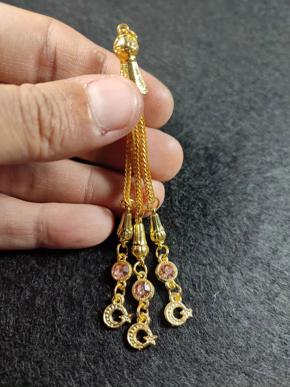 Alman Gümüş Tesbi̇h Püskülü