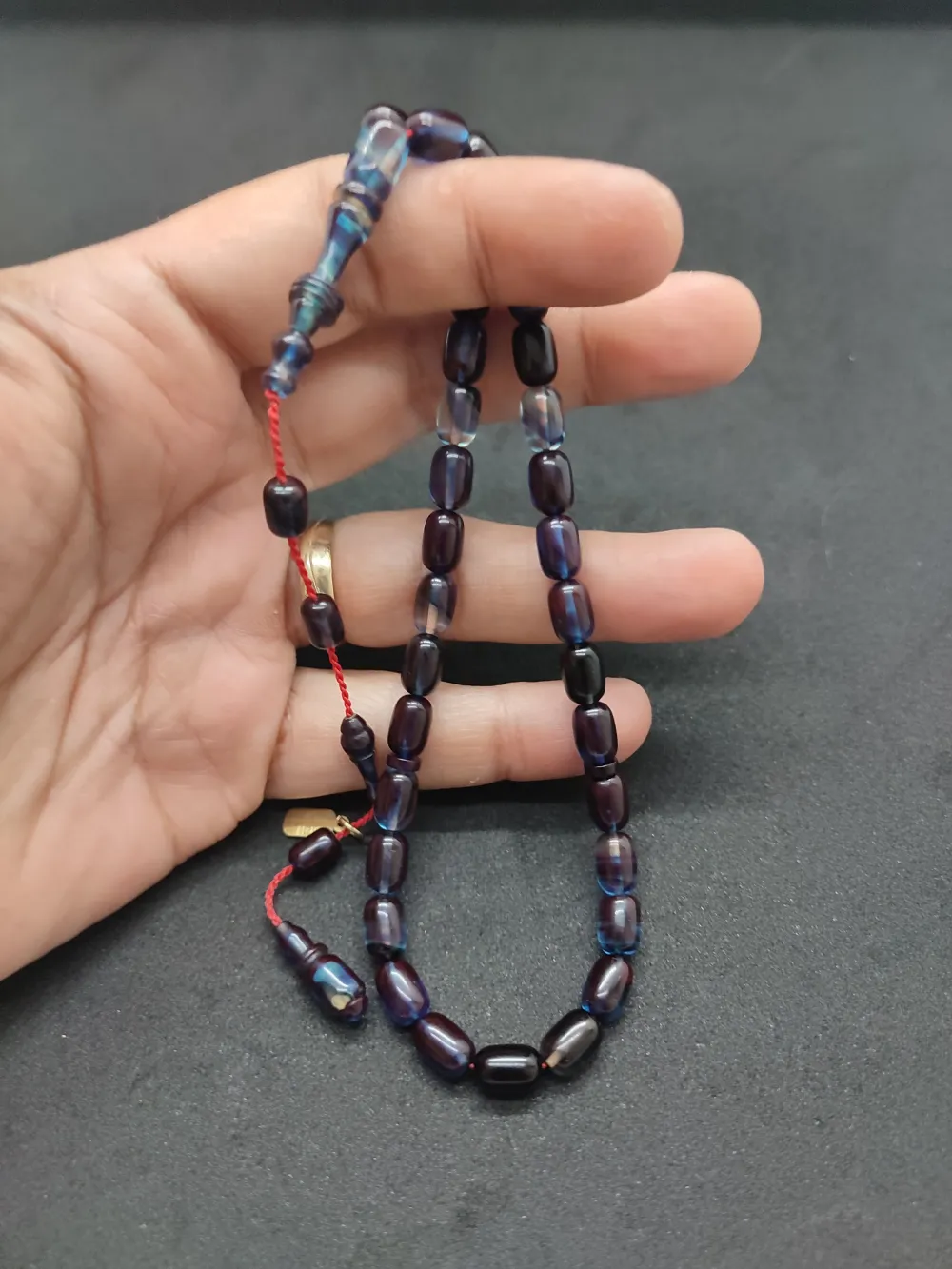 Furkan Gül Usta Eseri̇ El Boy İmame Halkalı Ateş-İ Kehri̇bar küçük resim 5