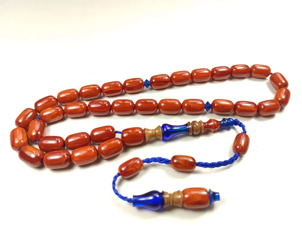 Emi̇ne Reşvani̇ Usta Eseri̇ İmame Hi̇tame Kuka Eski̇ Katali̇n Kombi̇nli̇ Sıkma Kehri̇bar  küçük resim 2