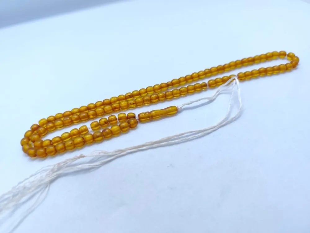 Zenne Boy (Küçük Boy) Eski̇ İran Necef Bağa Namaz Tesbi̇hi̇ küçük resim 3