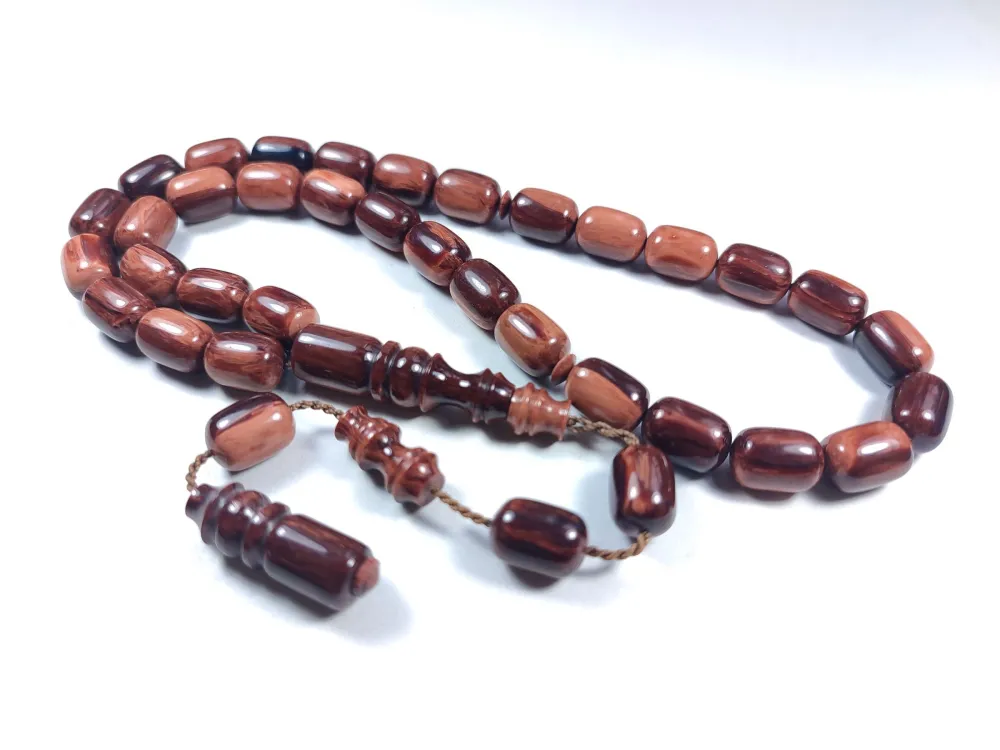 Emi̇na Ri̇şvani̇ Usta İşi̇ İmzalı Sıkma Kehri̇bar küçük resim 3