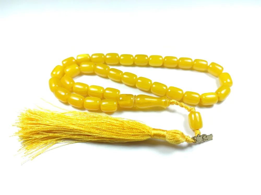 Ebu Zeyn Usta İşi̇ İmzalı Mühürlü Sıkma Kehri̇bar küçük resim 3