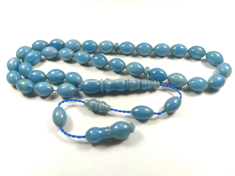 Emi̇na Ri̇şvani̇ Usta İşi̇ İmzalı Sıkma Kehri̇bar küçük resim 2