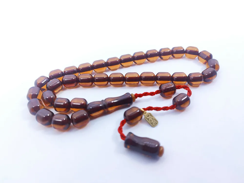 Muhammed Dabbas Usta İşi̇ İmzalı Sıkma Kehri̇bar küçük resim 2