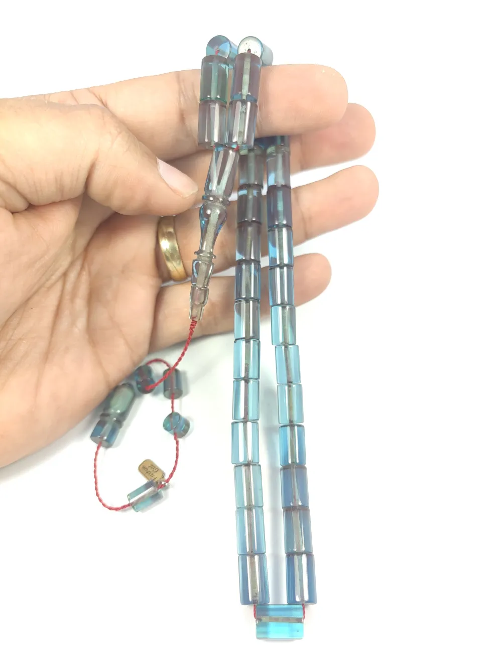 Furkan Gül Usta Eseri̇ 0.6 Şeffaf Deli̇m Çi̇ft Ci̇lalı Ok Gi̇bi̇ Eski̇ Alman Oyun Zarı küçük resim 5