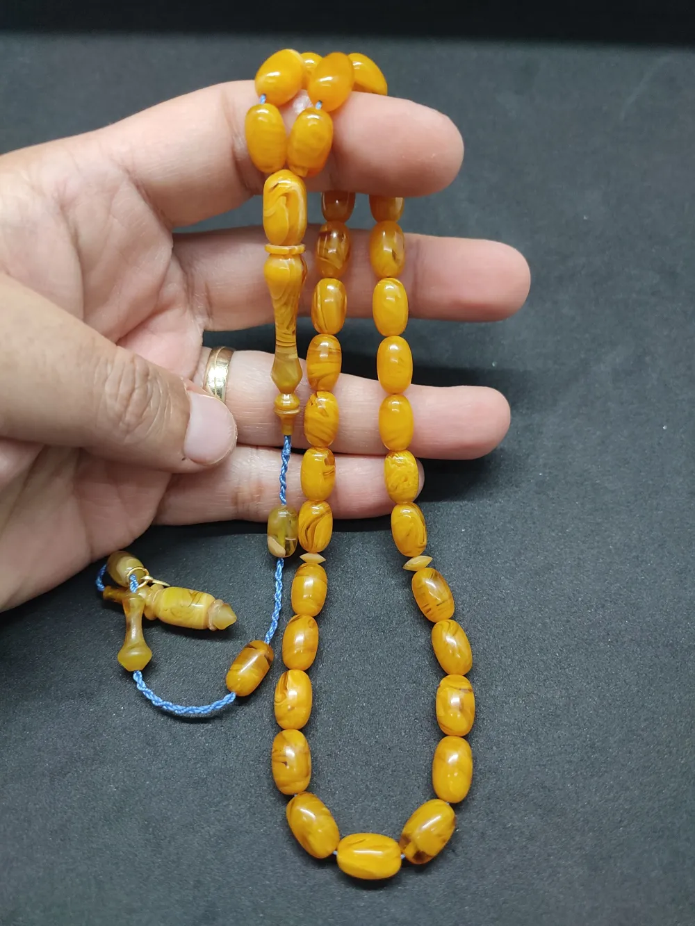 Ayhan Turan Usta Eseri̇ Ful Hare Ful Damar Eski̇ 0.6 Mm Deli̇m Sıkma Kehri̇bar küçük resim 5