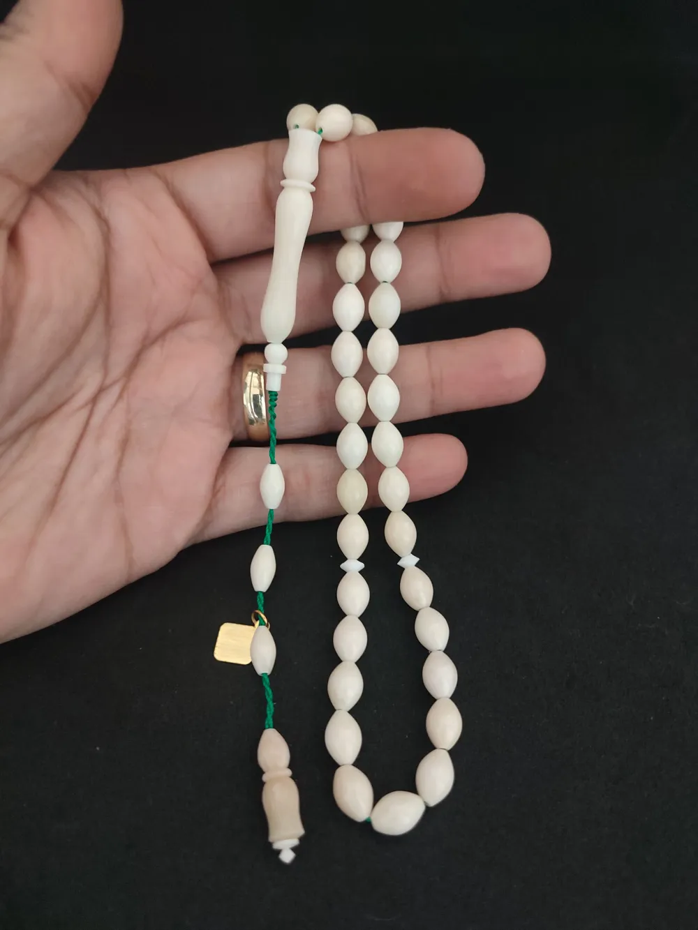 İskeçeli̇ Cemi̇l Usta Eseri̇ Mevlevi̇ Model Naturel Bali̇na Kemi̇ği̇ küçük resim 5