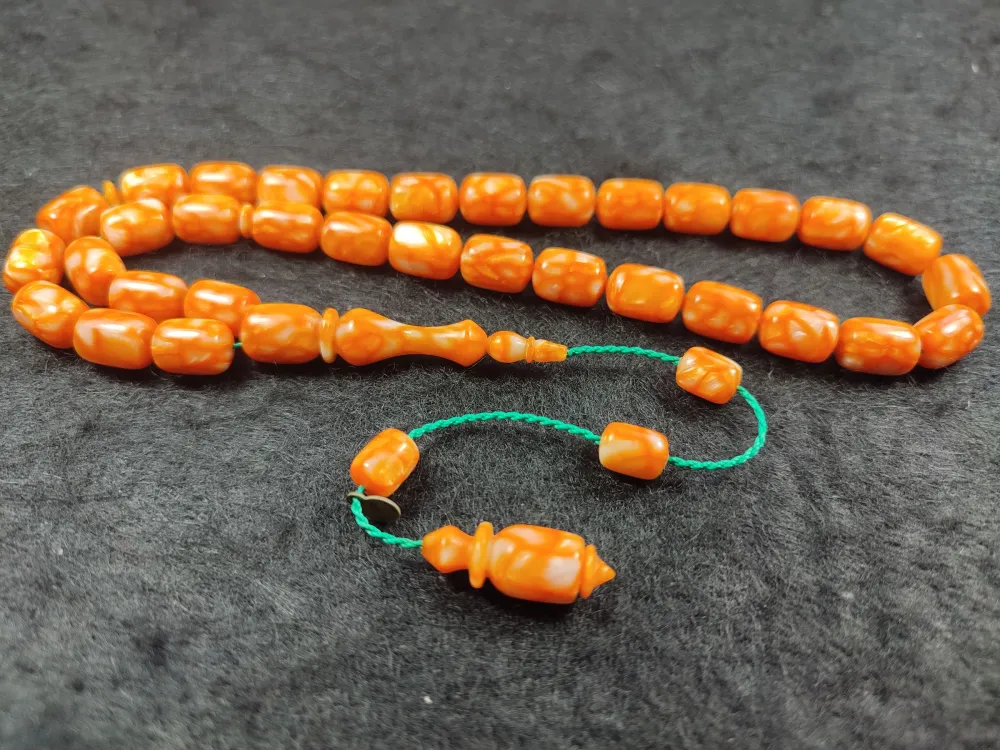 Dalgıç Usta İşi̇ İmzalı Mühürlü  Fransız  Galali̇t küçük resim 2