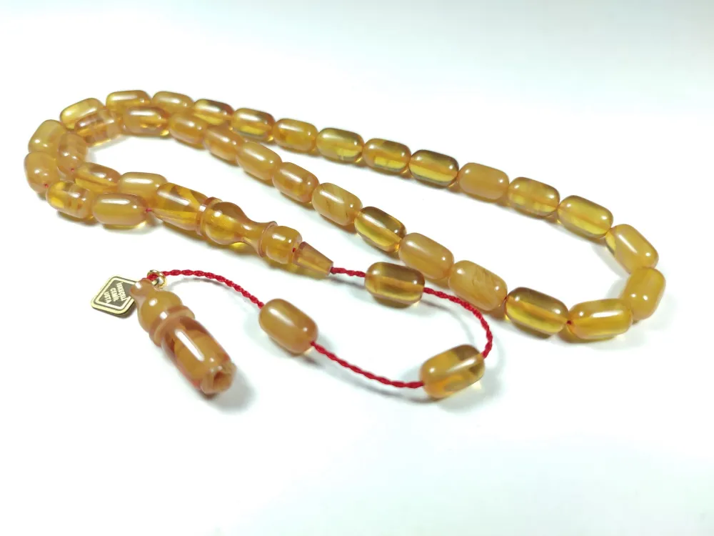 İskeçeli̇ Cemi̇l Usta İşi̇ İmzalı Sıkma Kehri̇bar