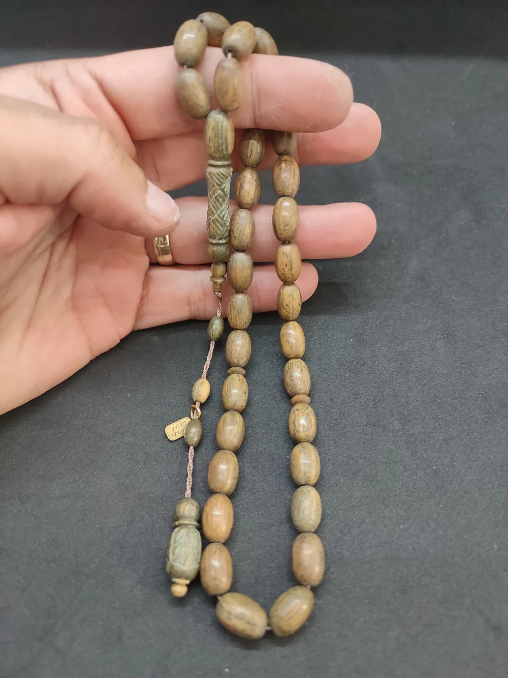 Mustafa Uysal Usta Eseri̇ İmame Kalem Oyma Şi̇fa Kaynağı Mi̇s Kokulu Pelesenk küçük resim 5