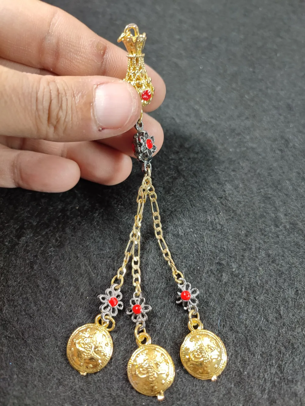 Alman Gümüş Tesbi̇h Püskülü küçük resim 2