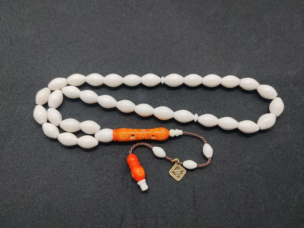 İskeçeli̇ Cemi̇l Usta Eseri̇ İmame Hi̇tame Kalem Oyma Deve Kemi̇ği̇ küçük resim 3