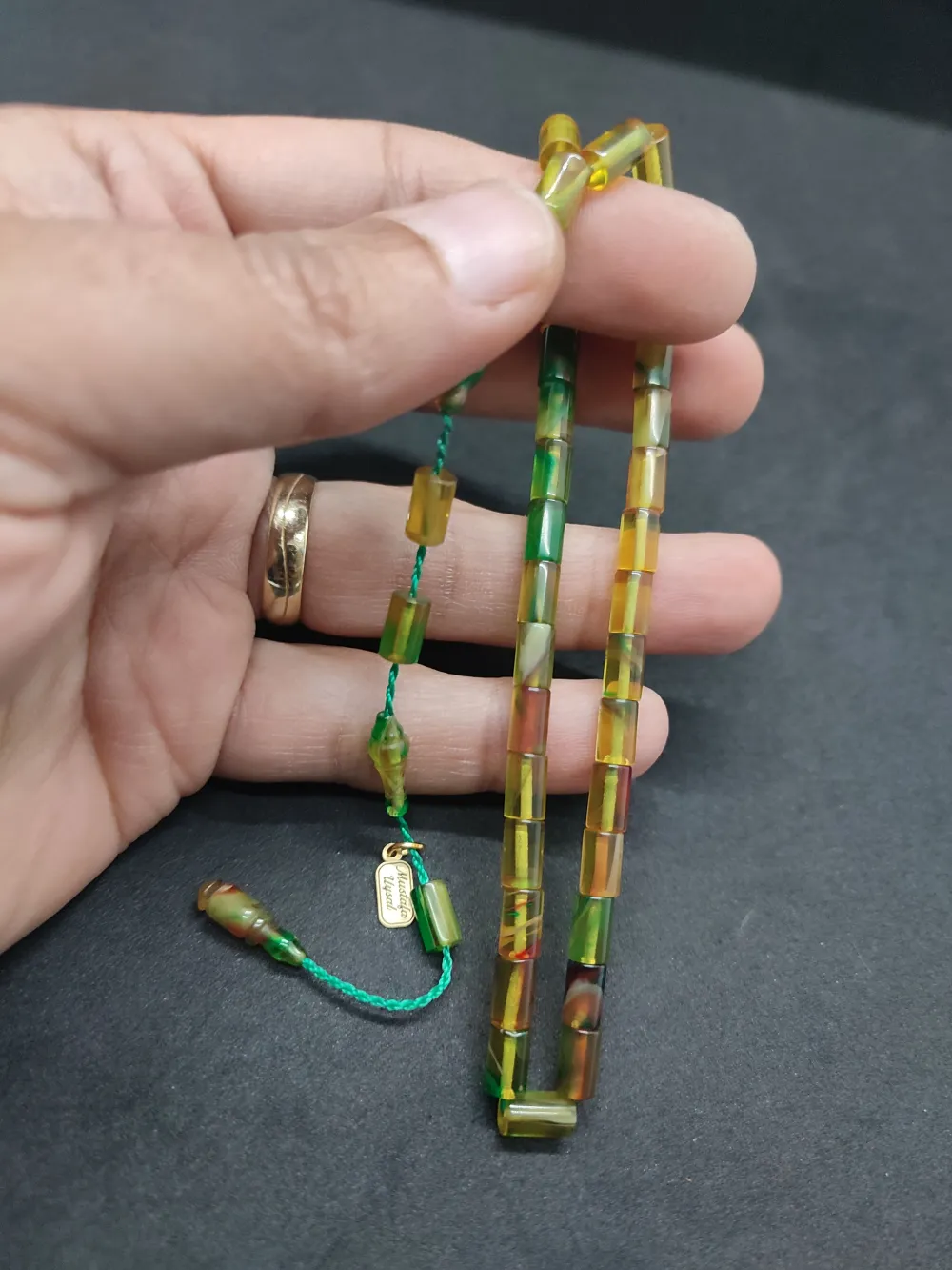 Mustafa Uysal Usta Eseri̇ Bi̇lek Boy Ok Gi̇bi̇ Kesme Ateş-İ Kehri̇bar küçük resim 2