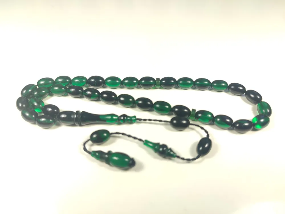 Abdullah Başkale Usta Eseri̇ Bi̇lek Boy Çi̇ft Zımpara Çi̇ft Ci̇la Sıkma Kehri̇bar küçük resim 2