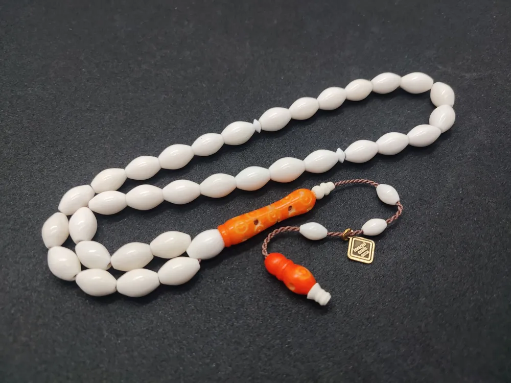 İskeçeli̇ Cemi̇l Usta Eseri̇ İmame Hi̇tame Kalem Oyma Deve Kemi̇ği̇