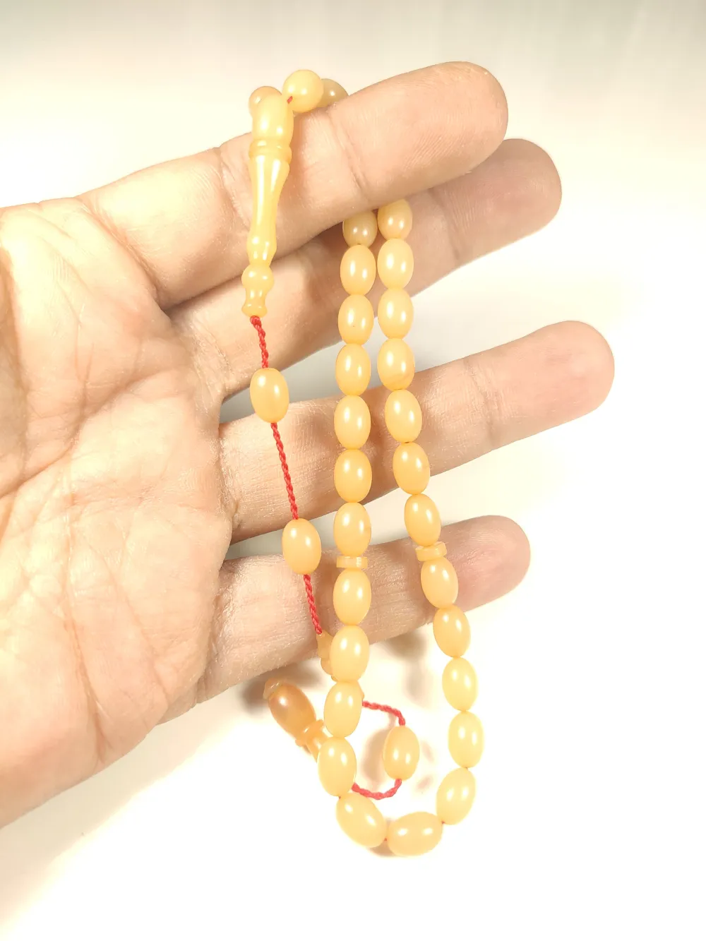 Abdullah Başkale Usta Eseri̇ Bi̇lek Boy Çi̇ft Zımpara Çi̇ft Ci̇la Sıkma Kehri̇bar küçük resim 4