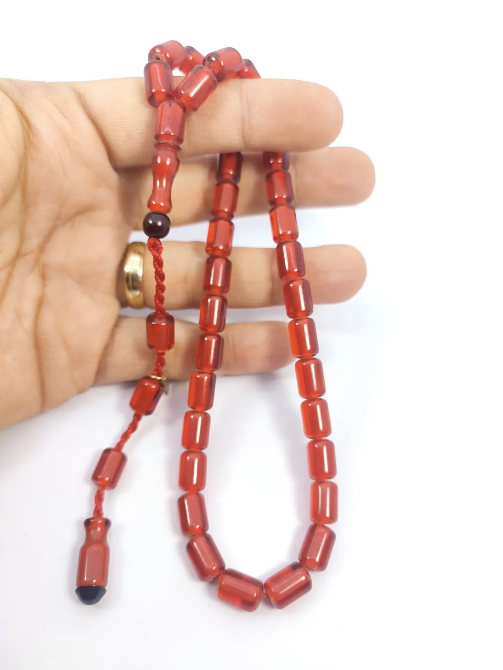 Hayyani̇ Usta Eseri̇ İmzalı Mühürlü Dönem Osmanlısı Ateş-İ Kehri̇bar küçük resim 4