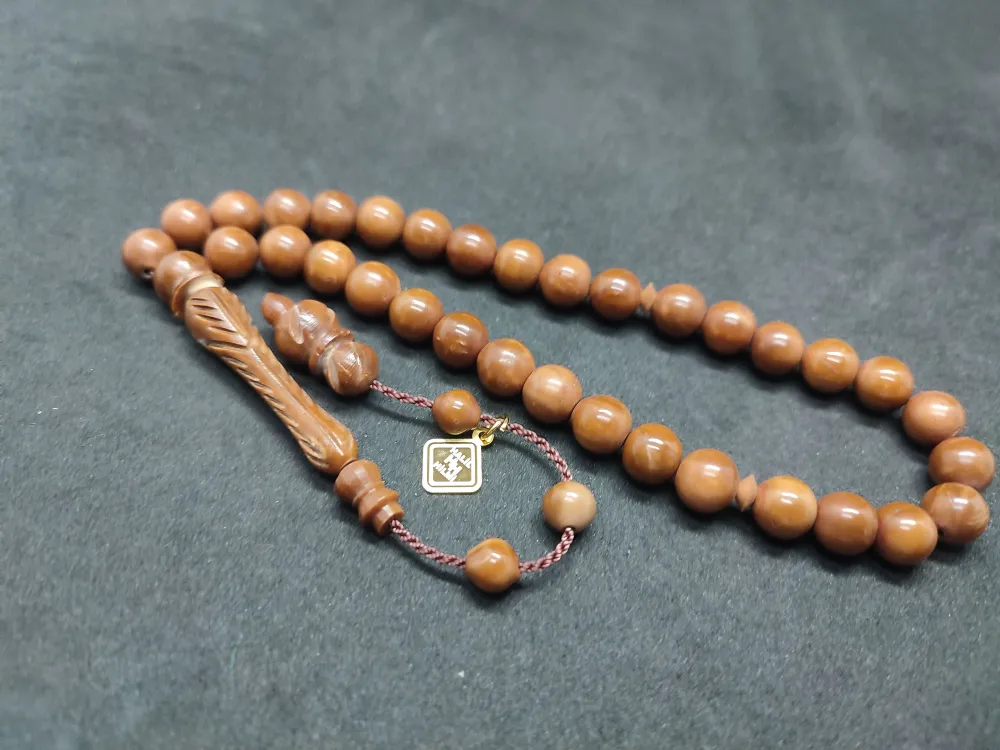 Hali̇l Hi̇lmi̇ Usta Eseri̇ İmame Hi̇tame Kalemkar İşçi̇li̇kli̇  Naturel Kuka küçük resim 3