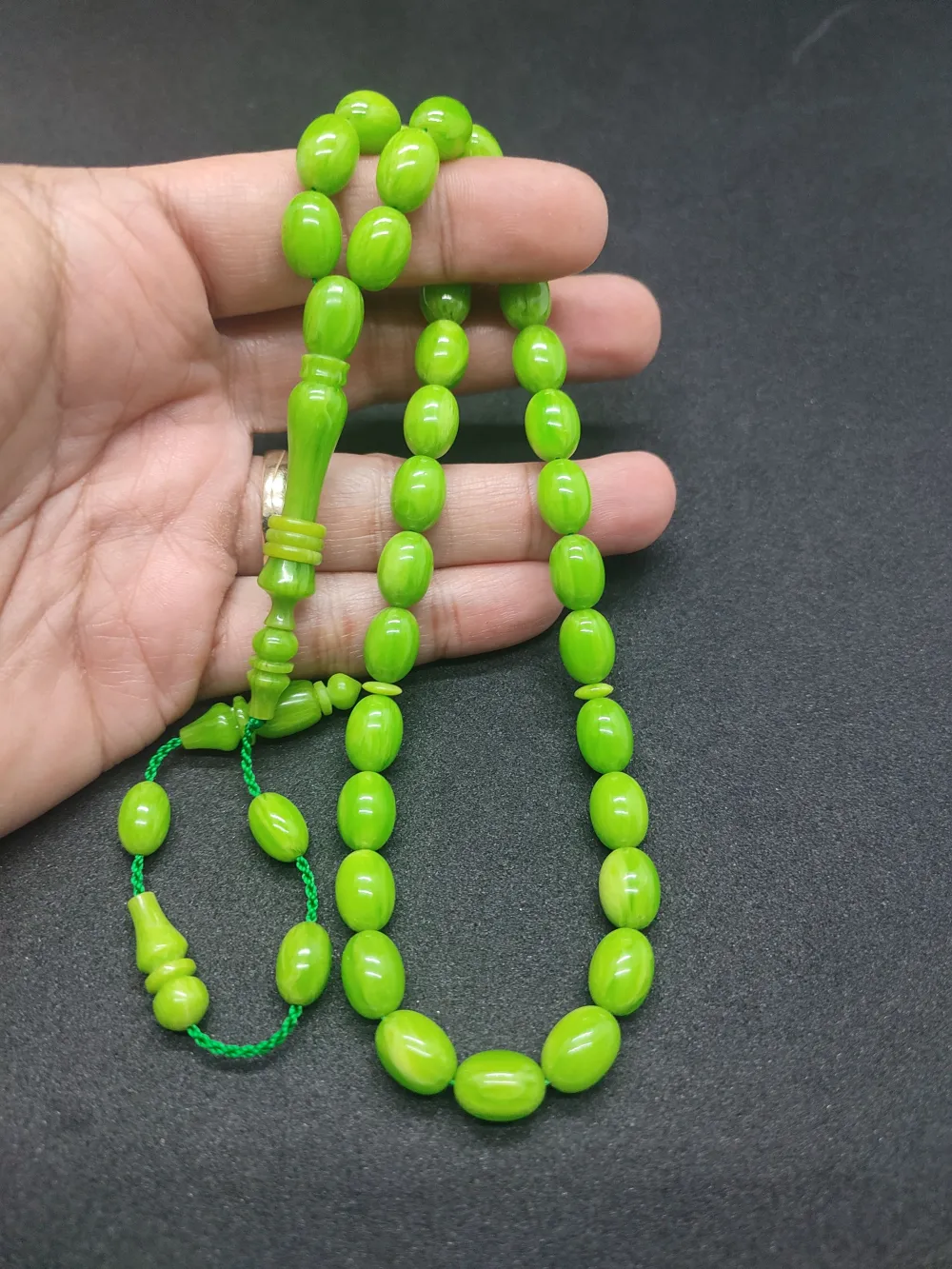 Ahmet Eryılmaz Usta Eseri̇ 0.6 Deli̇m   İmame Halkalı Çi̇ft Ci̇lalı Sıkma Kehri̇bar küçük resim 4