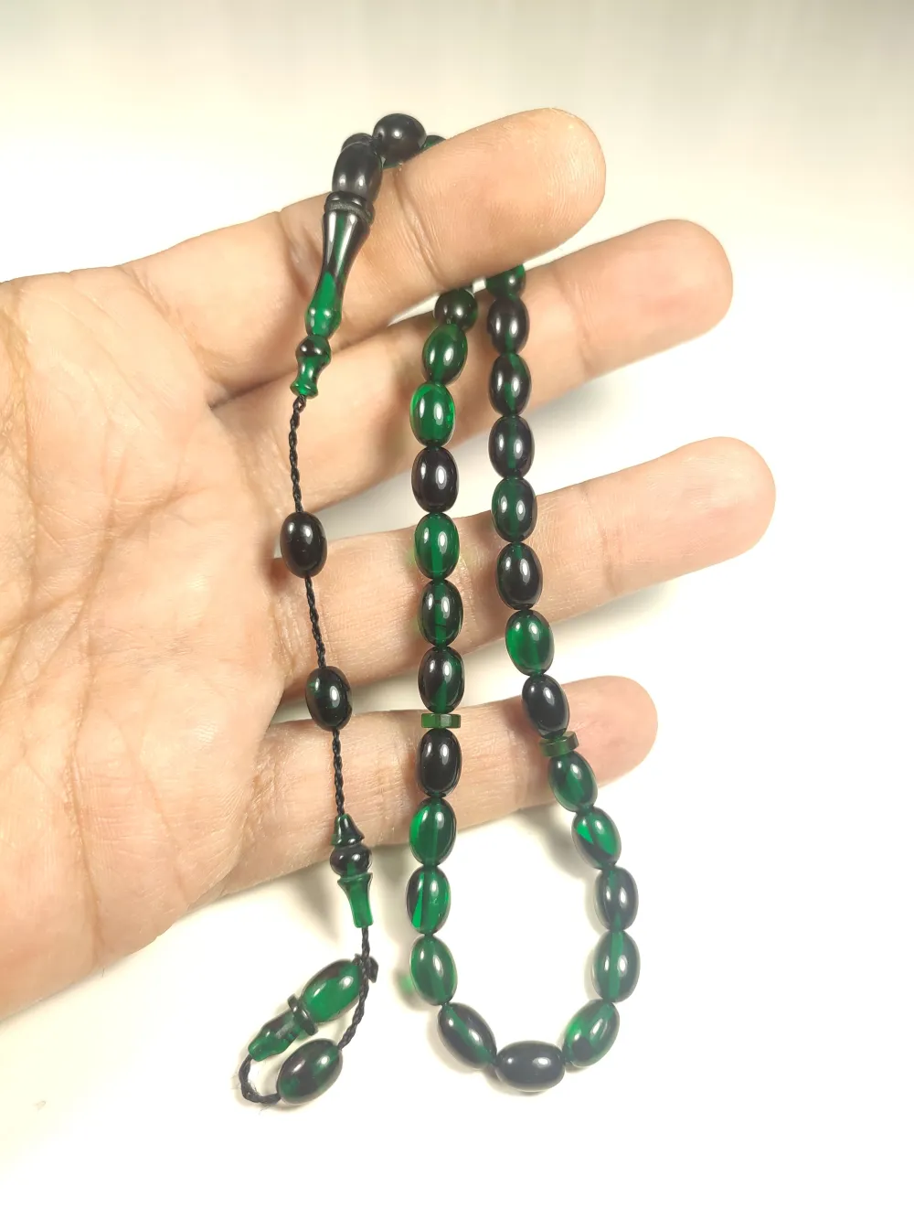 Abdullah Başkale Usta Eseri̇ Bi̇lek Boy Çi̇ft Zımpara Çi̇ft Ci̇la Sıkma Kehri̇bar küçük resim 4