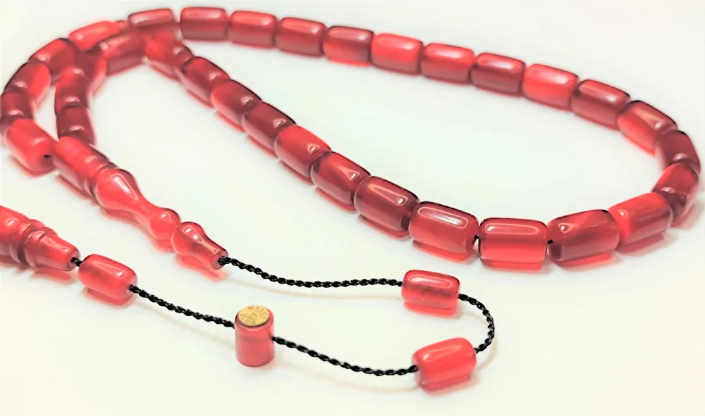 Mesut Elma Usta İşi̇ İmzalı Mühürlü Orji̇nal Si̇mli̇ Sıkma Kehri̇bar küçük resim 4