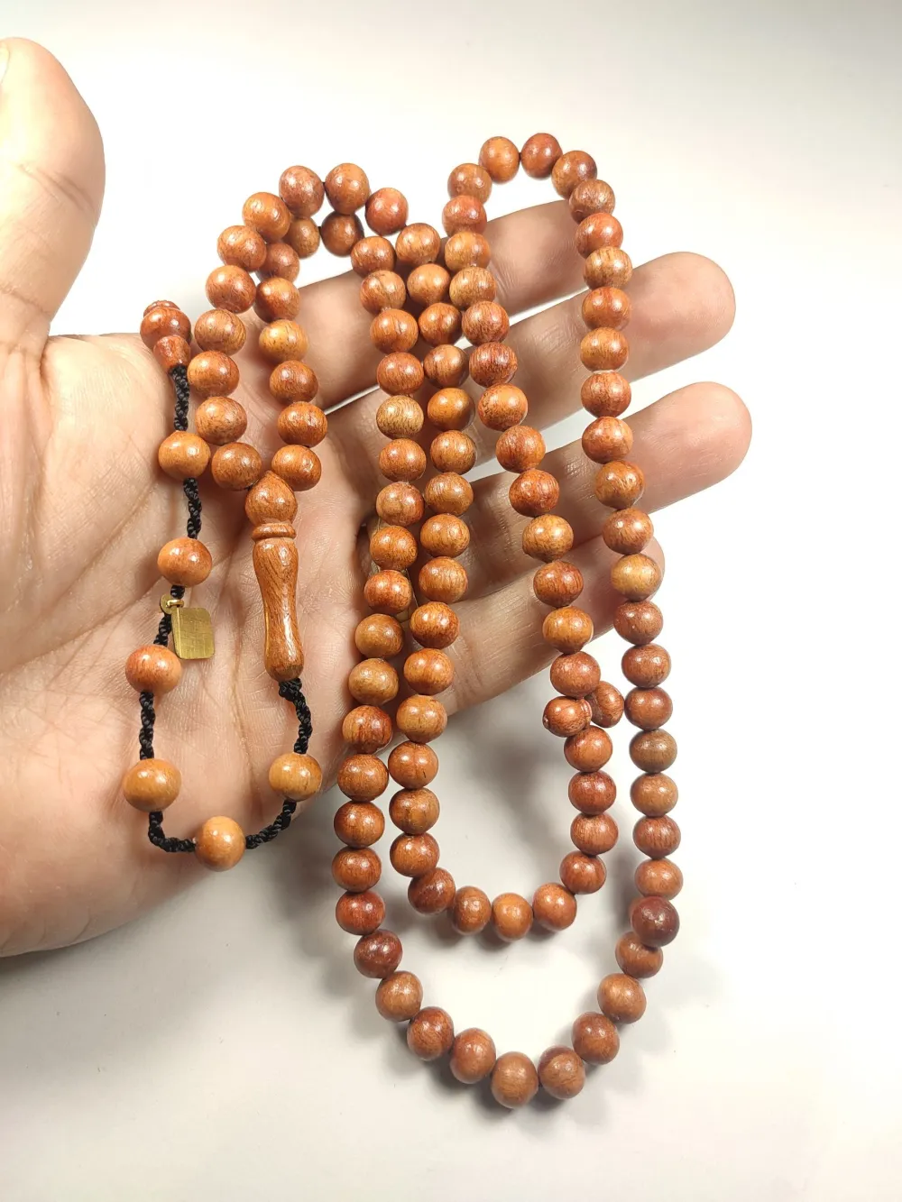 Hali̇l Hi̇lmi̇ Usta İşi̇ İmzalı  Keçi̇boynuzu Namaz Tesbi̇hi̇ küçük resim 5