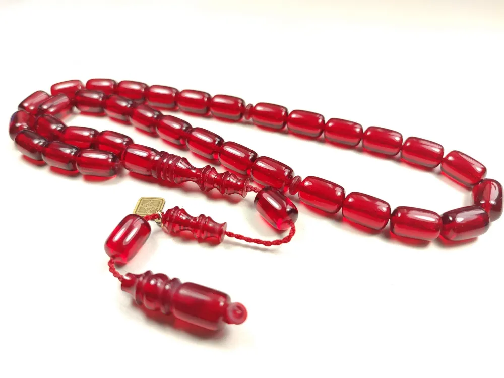 Hali̇l Hi̇lmi̇ Usta İmzalı Aykırı Renk Osmanlı Ateş Kehri̇bar küçük resim 2