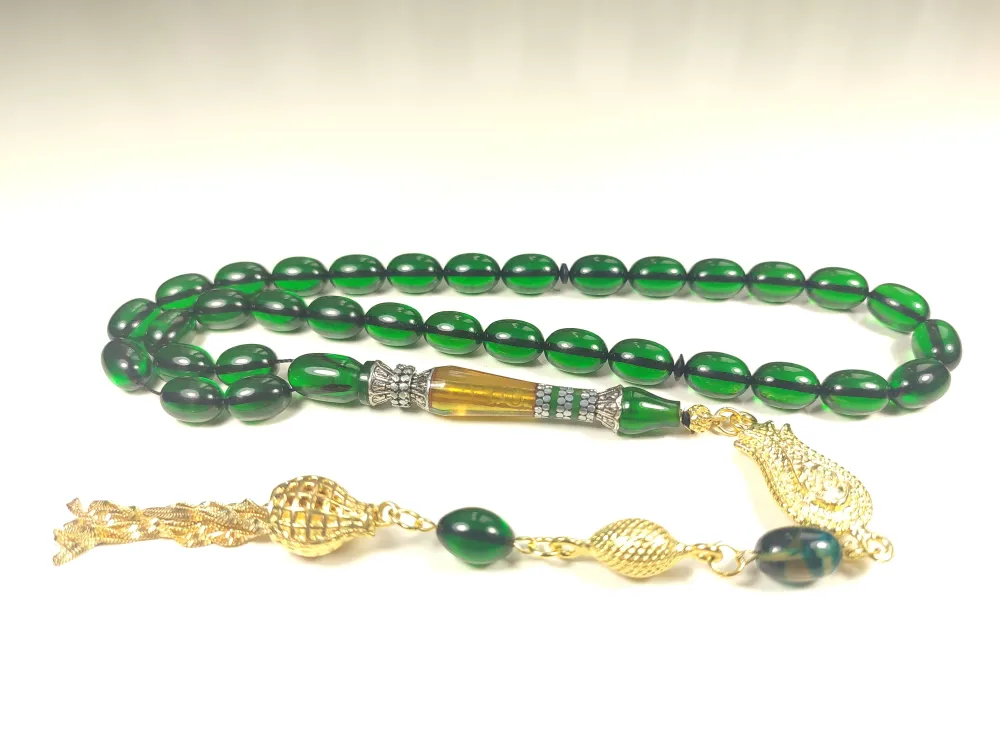 Şevket Alkan Usta Eseri̇ 925 Ayar Gümüş Nakkaş Alman Zar Kehri̇bar küçük resim 3