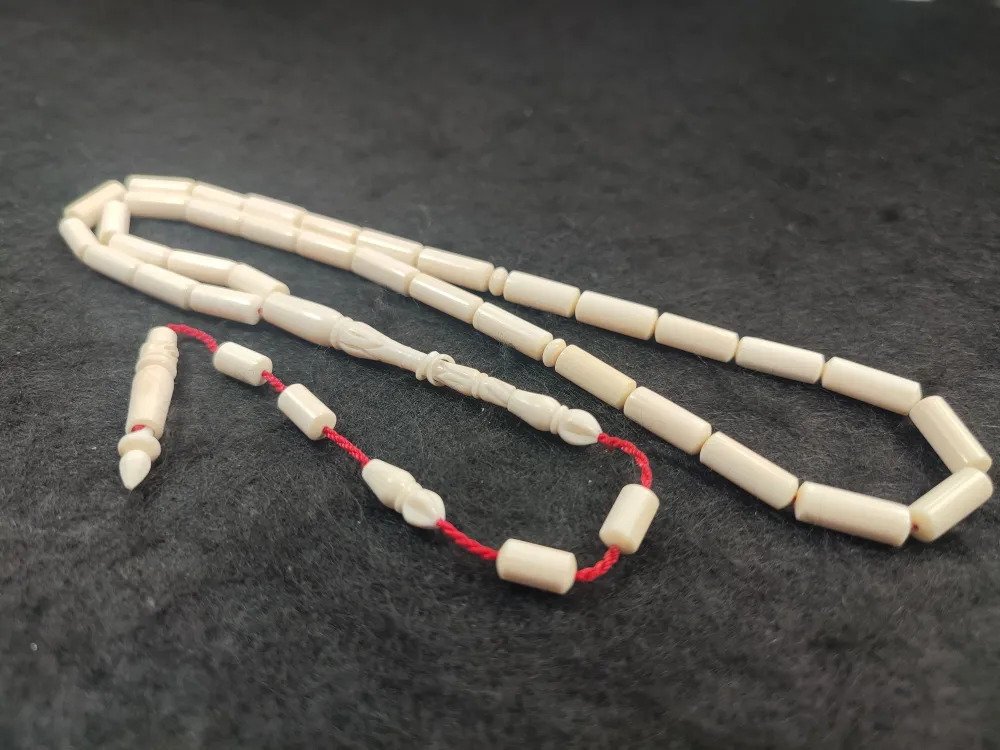 Şevket Alkan Usta Eseri̇ Halkalı Kalem Oyma Mevlevi̇ Model İmame 24.50 Gr Fi̇l Di̇şi̇ küçük resim 4