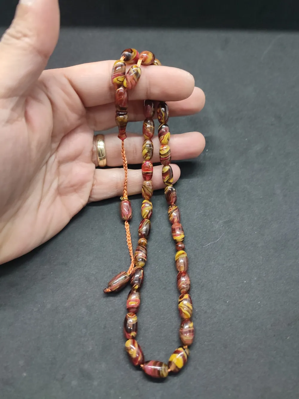 İsa Balkaya Usta Eseri̇  Eski̇ Usul Kat Kat İpe Di̇zi̇li̇ Eski̇ Objeden Katali̇n küçük resim 4