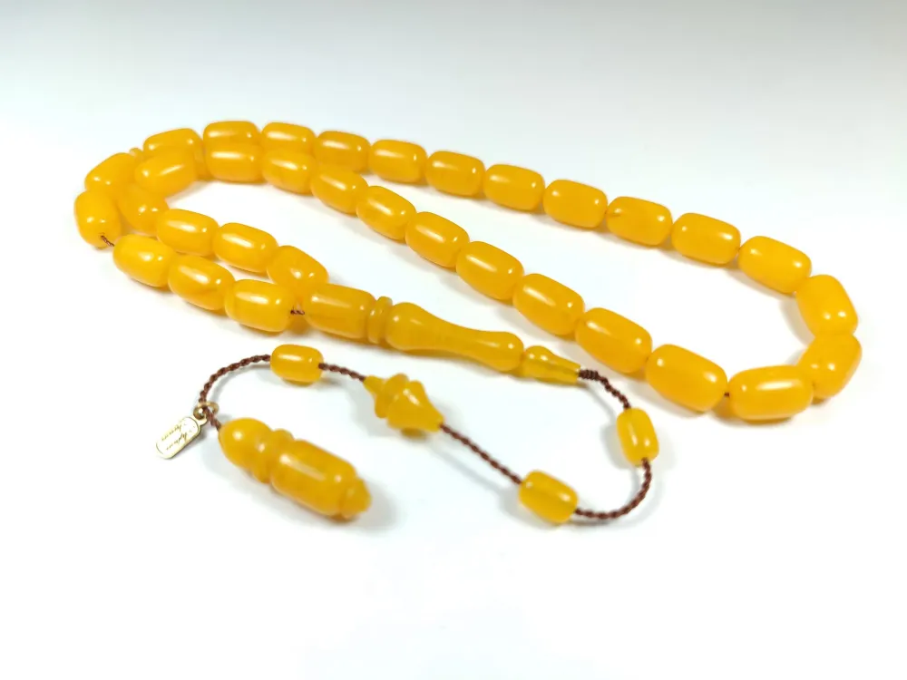 Ayhan Turan Usta İşi̇ İmzalı Mühürlü Sıkma Kehri̇bar