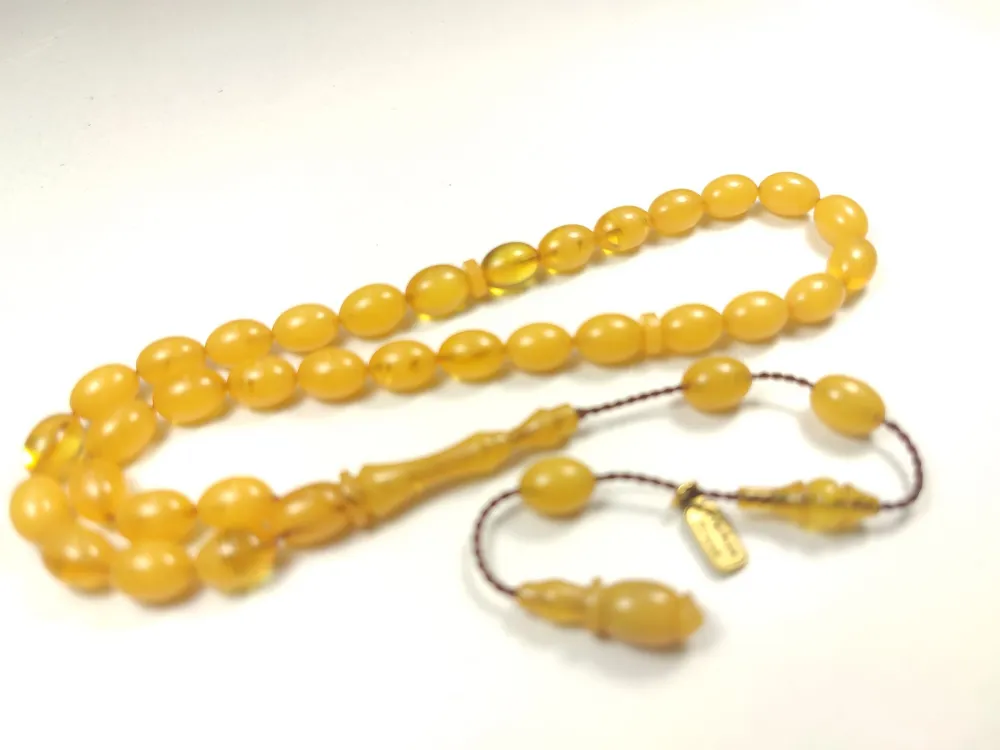 Ayhan Turan Usta İşi̇ İmzalı Sıkma Kehri̇bar küçük resim 3