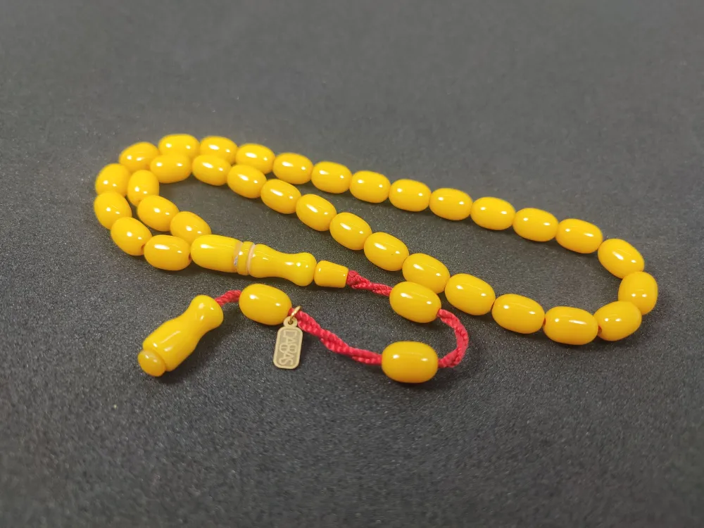 Muhammed Dabbas Usta İşi̇ İmzalı Sıkma Kehri̇bar