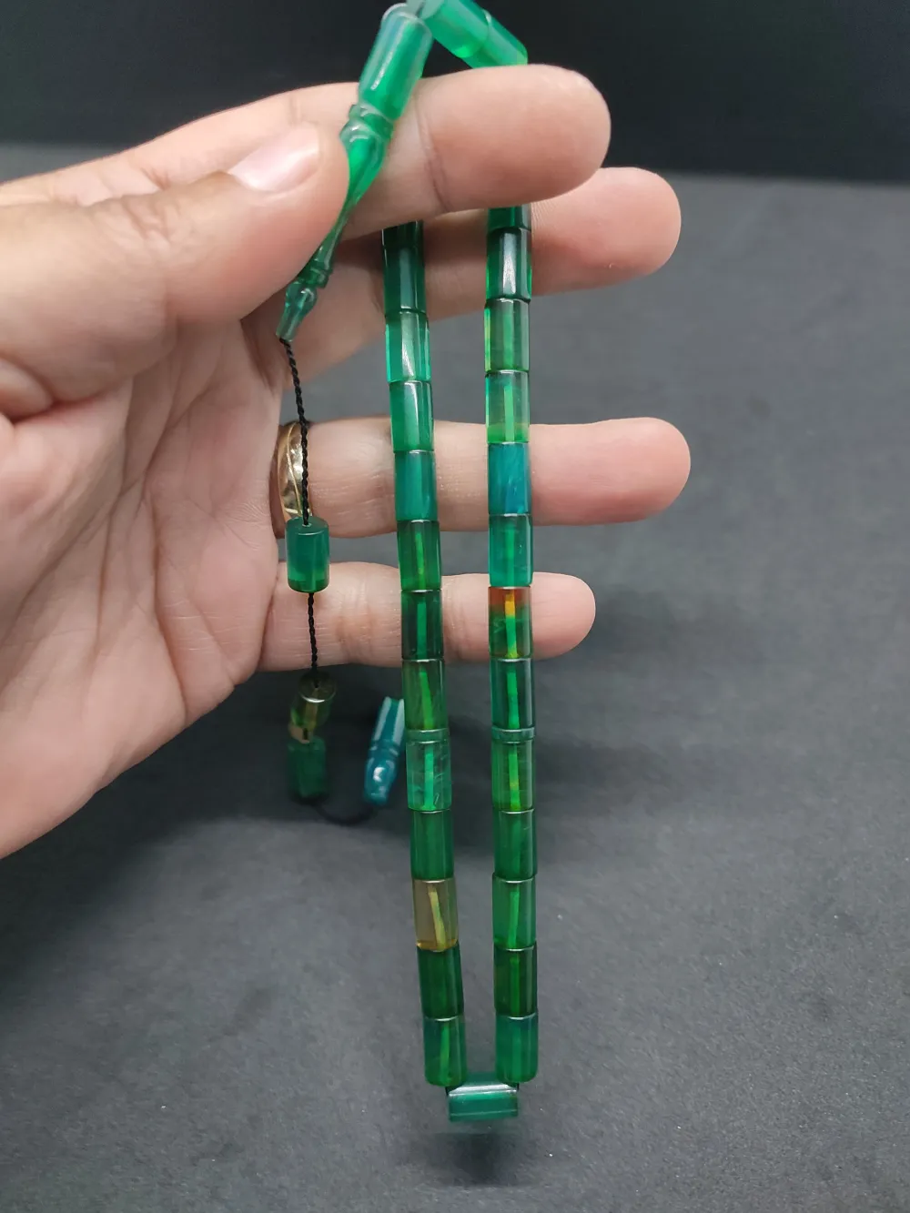 Uğur Şener Usta Eseri̇ 0.6 Şeffaf Deli̇m Çi̇ft Kat Ci̇lalı Ok Gi̇bi̇ Sıkma Kehri̇bar