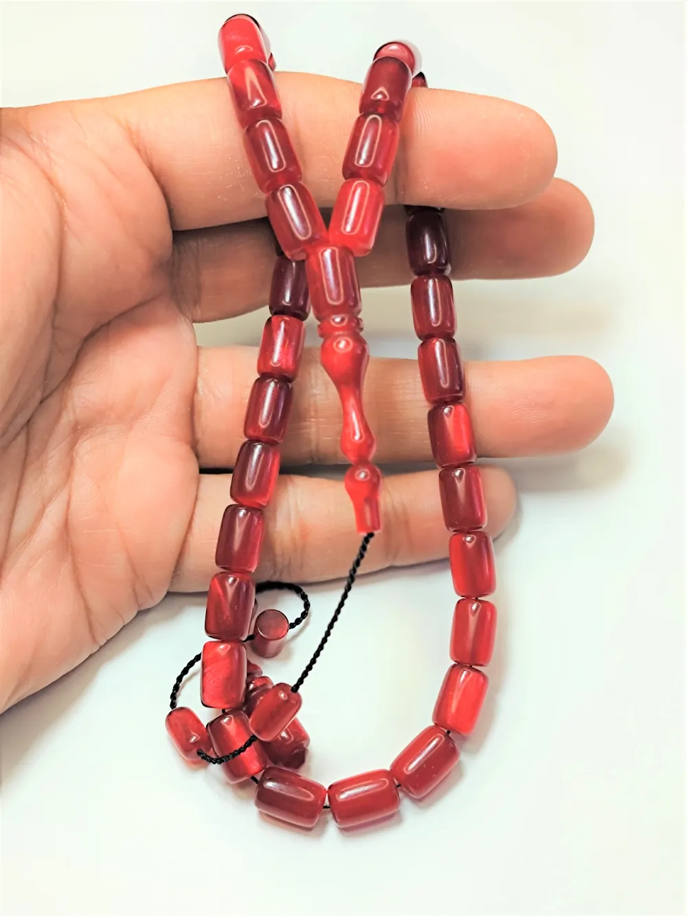 Mesut Elma Usta İşi̇ İmzalı Mühürlü Orji̇nal Si̇mli̇ Sıkma Kehri̇bar küçük resim 2