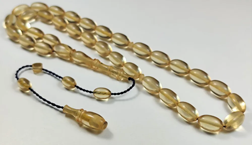 Mehmet Sancaktar Usta İşi̇ İmzalı Mühürlü İmame Oturtma   Zar Kehri̇bar küçük resim 2