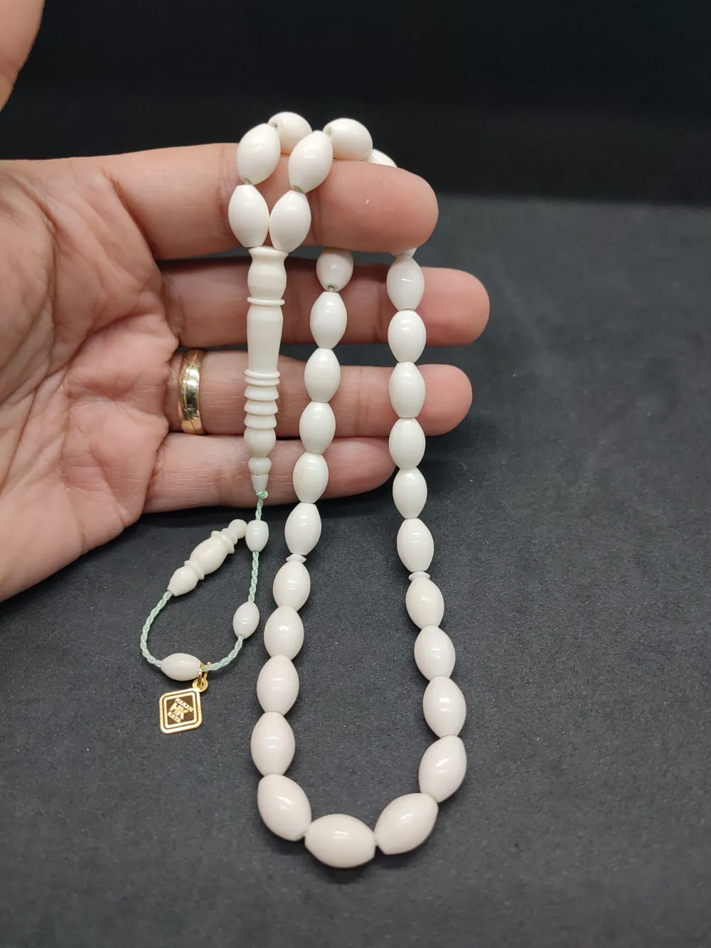 Hali̇l Hi̇lmi̇ Usta Eseri̇ Çi̇ft Ci̇lalı  Deve Kemi̇ği̇ küçük resim 3