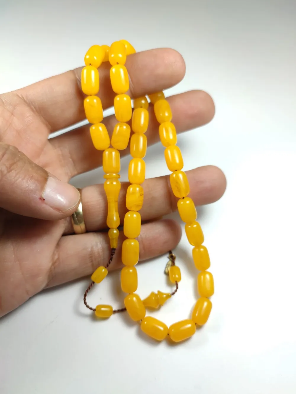 Ayhan Turan Usta İşi̇ İmzalı Mühürlü Sıkma Kehri̇bar küçük resim 5