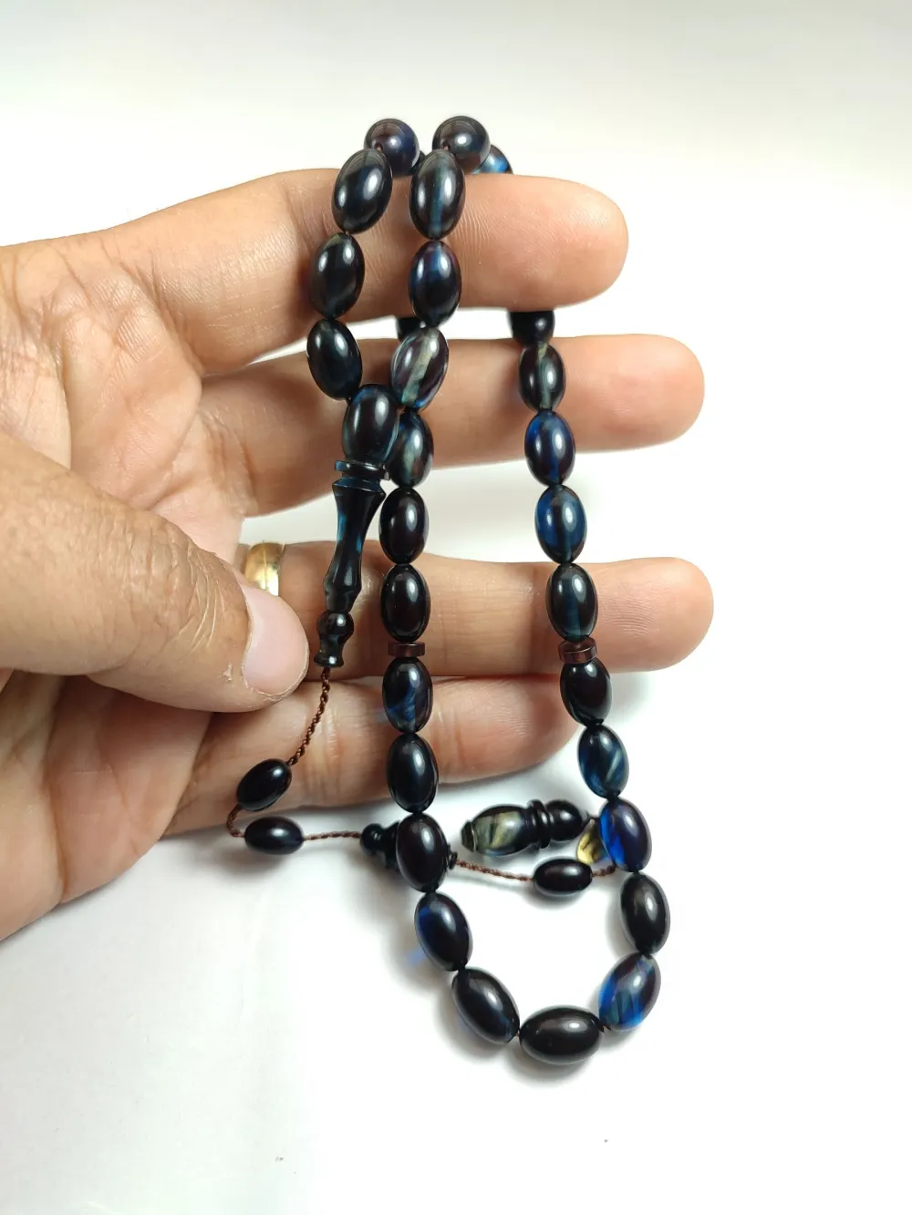 Ayhan Turan Usta İşi̇ İmzalı Mühürlü Sıkma Kehri̇bar küçük resim 4