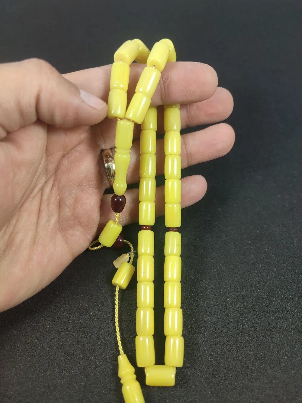 Mehmet Mercan Usta Eseri̇ Traşlı Sıkma Kehri̇bar küçük resim 4