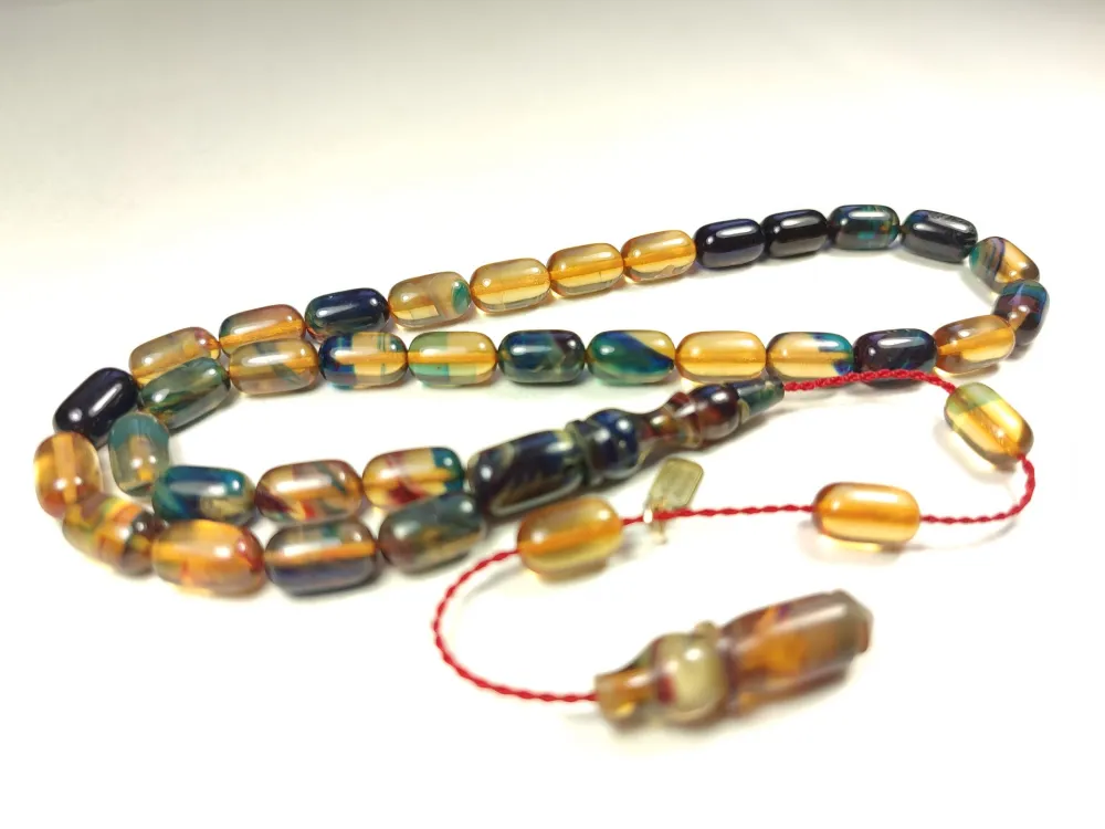 Mehmet Mercan Usta Eseri̇ İmzalı Aykırı Renk Sıkma Kehri̇bar