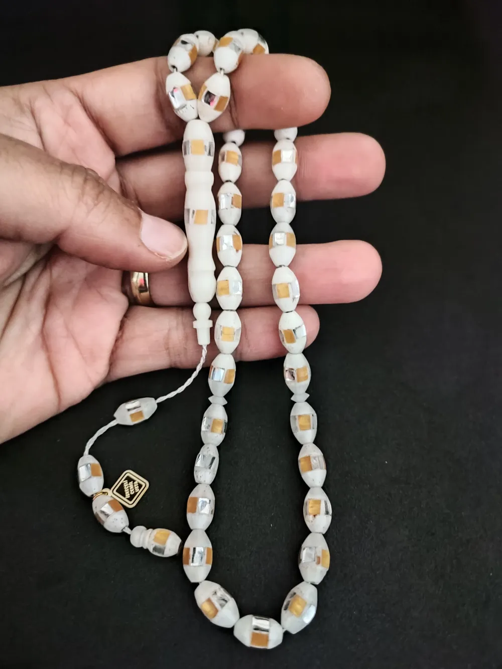 İskeçeli̇ Cemi̇l Usta Eseri̇ Sedef Ve Mi̇ne İşlemeli̇  Deve Kemi̇ği̇ küçük resim 5