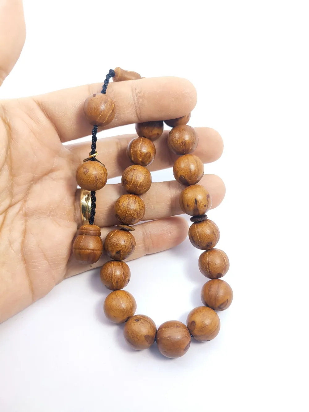 Hali̇l Hi̇lmi̇ Usta Eseri̇ İri̇ Boy Mi̇s Kokulu Maskot Andız Tesbi̇h küçük resim 4