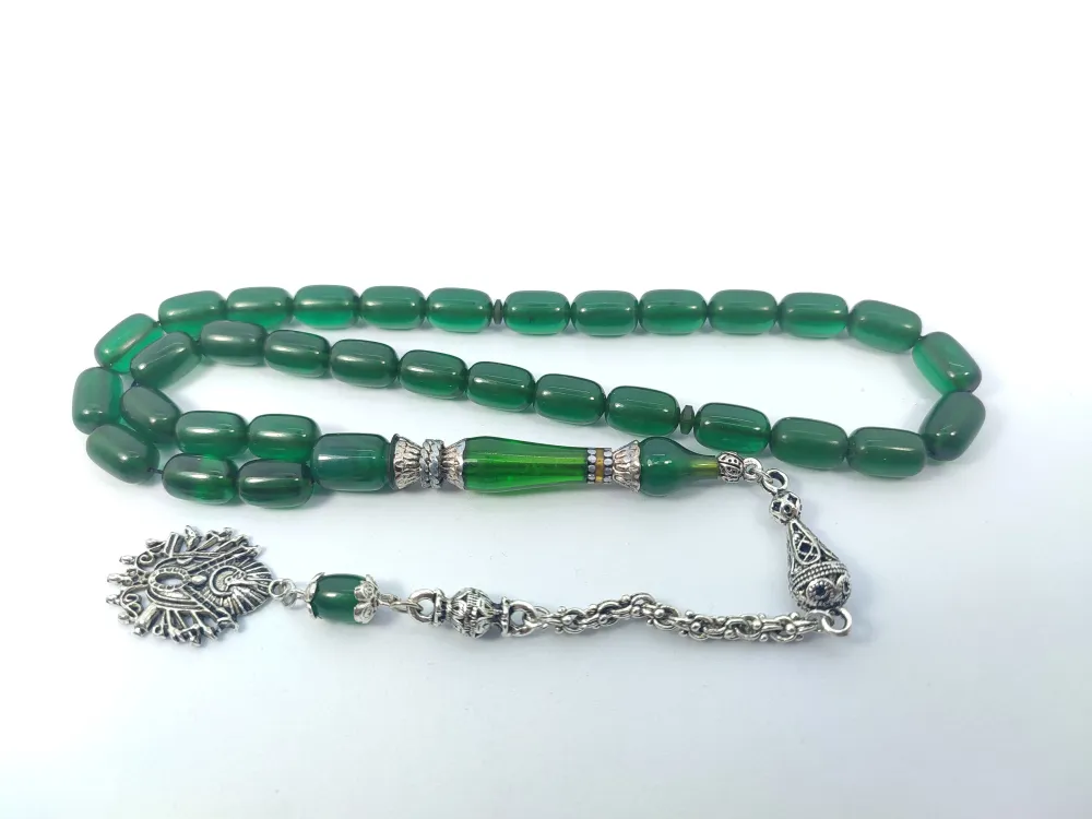 Şevket Alkan Usta İşi̇ 925 Ayar Gümüş Nakkaş İmame  Ateş-İ Kehri̇bar küçük resim 3