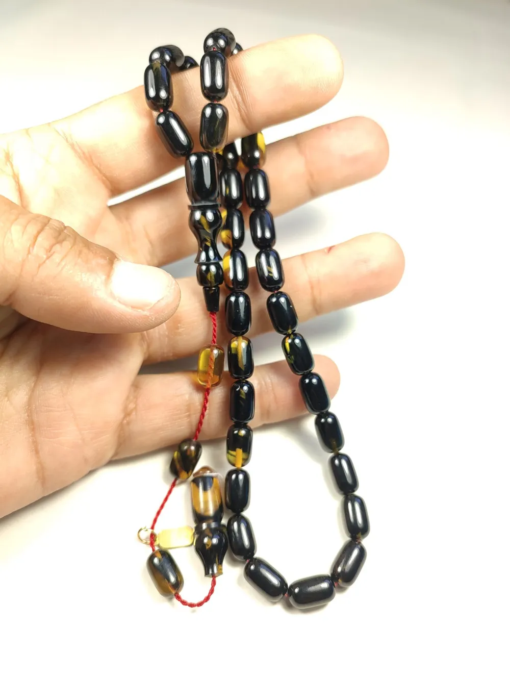 Mehmet Mercan Usta Eseri̇ İmzalı Aykırı Renk Sıkma Kehri̇bar küçük resim 5