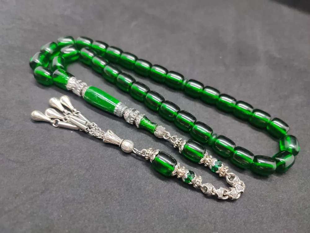 Şevket Alkan Usta Eseri̇ Gümüş Nakkaş İşlemeli̇ Alman Oyun Zar Kehri̇barı