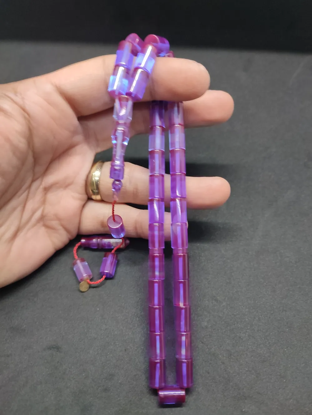 Erhan Turan Usta Eseri̇ 0.6 Şeffaf Deli̇m Çi̇ft Kat Ci̇lalı Ok Gi̇bi̇ Ateş-İ Kehri̇bar  küçük resim 5