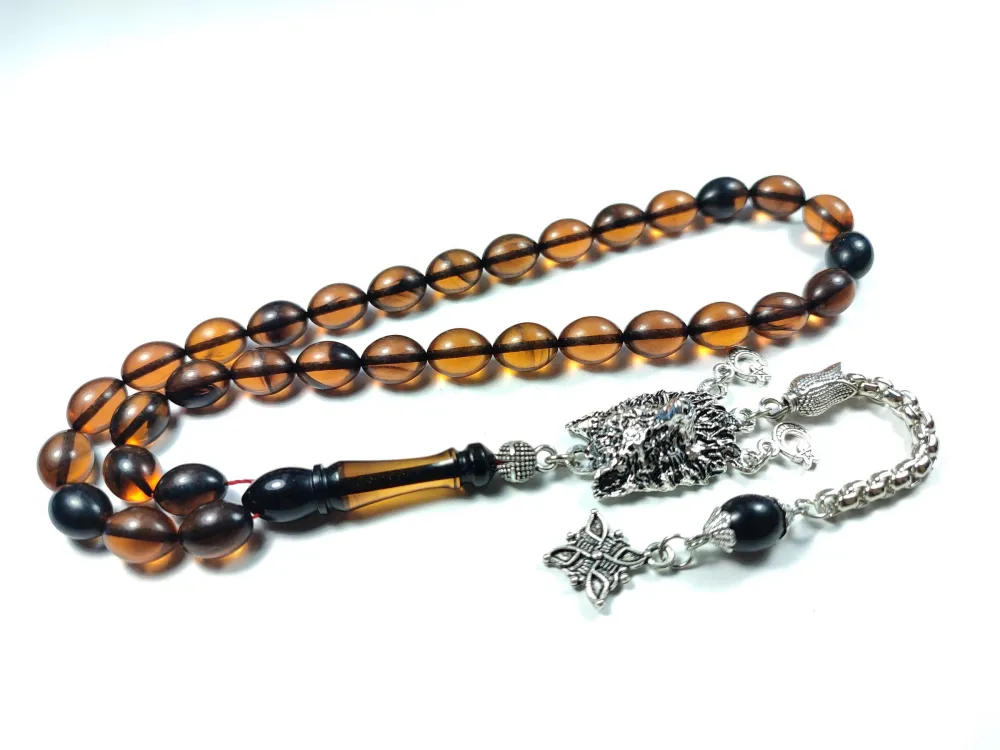 Kurt Başlı Alman Gümüş Püskül Kombi̇nli̇ 0.6 Deli̇m Sıkma Kehri̇bar